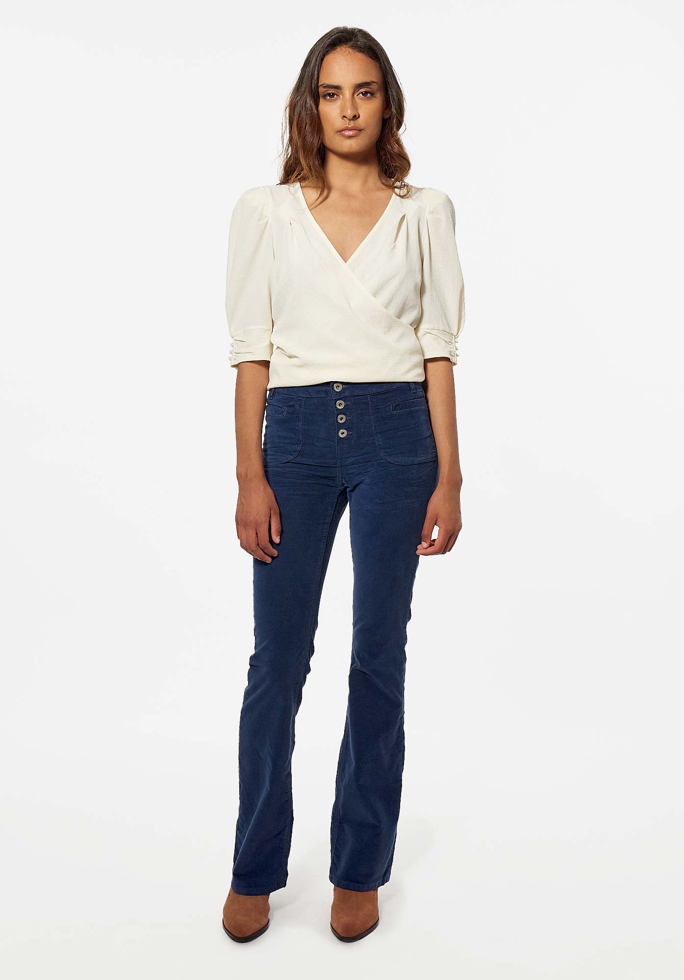 LUCKY  Jean bleu bootcut Femme