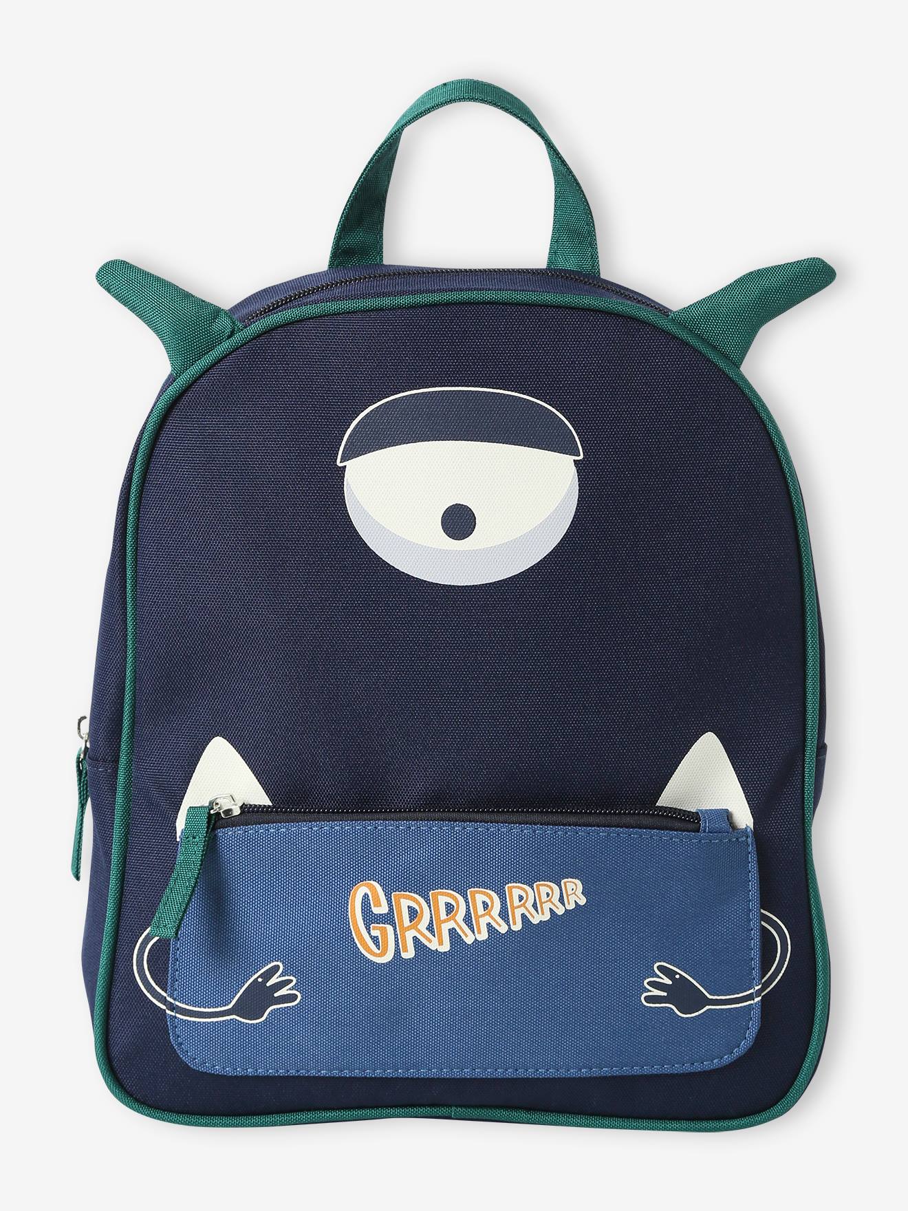 Vertbaudet Jungen Monster-Rucksack - marine