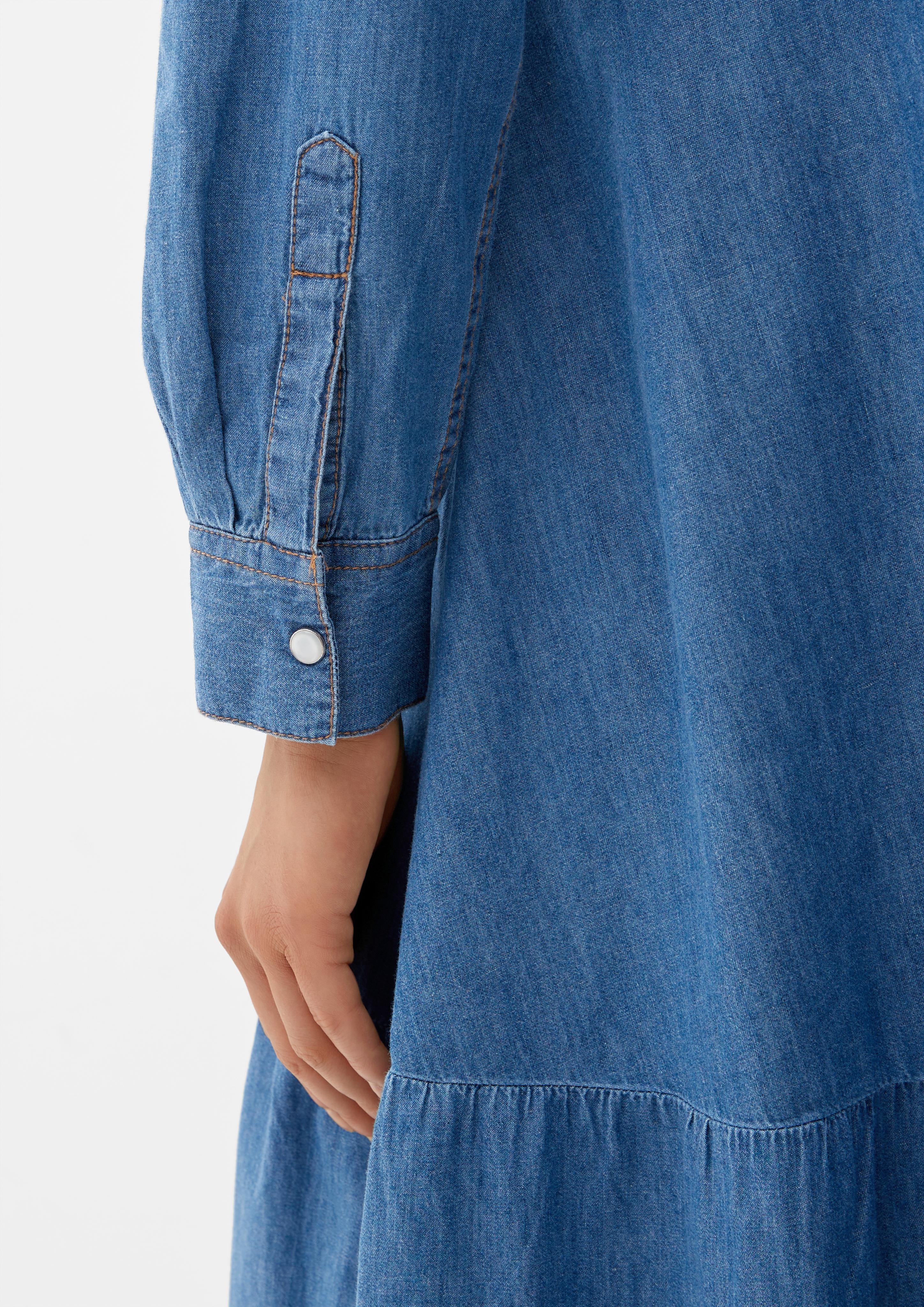 Midikleid aus Chambray  2126206-54Y4