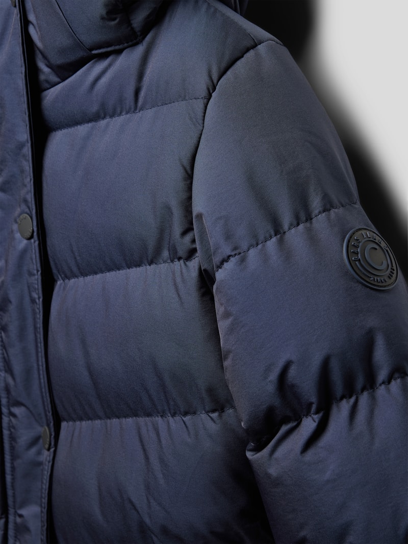 Steppjacke mit Reißverschlusstaschen Modell 'Alomi' in marineblau