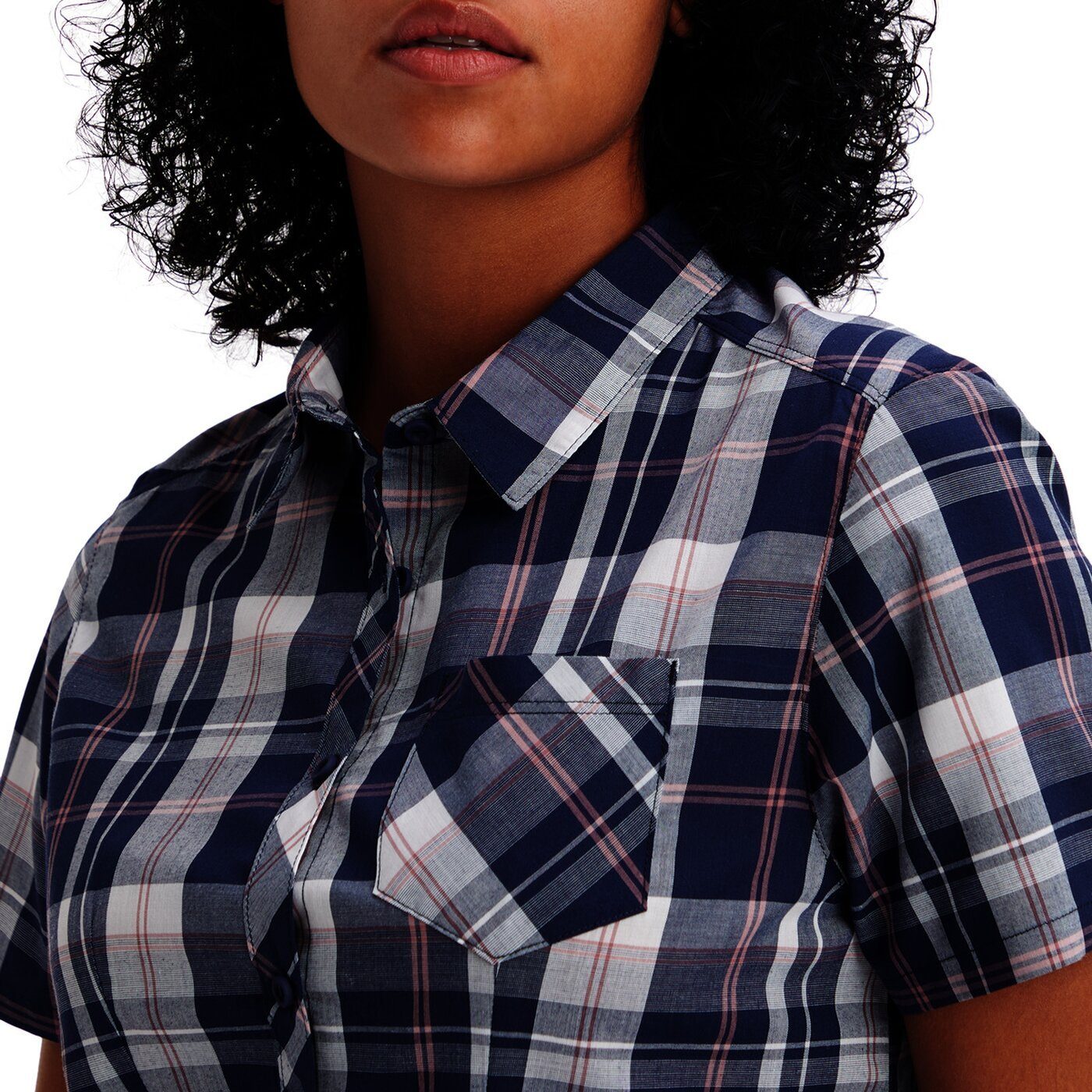 McKINLEY Outdoorbluse Armon W - Damen Bluse - Dunkelblau/Grau