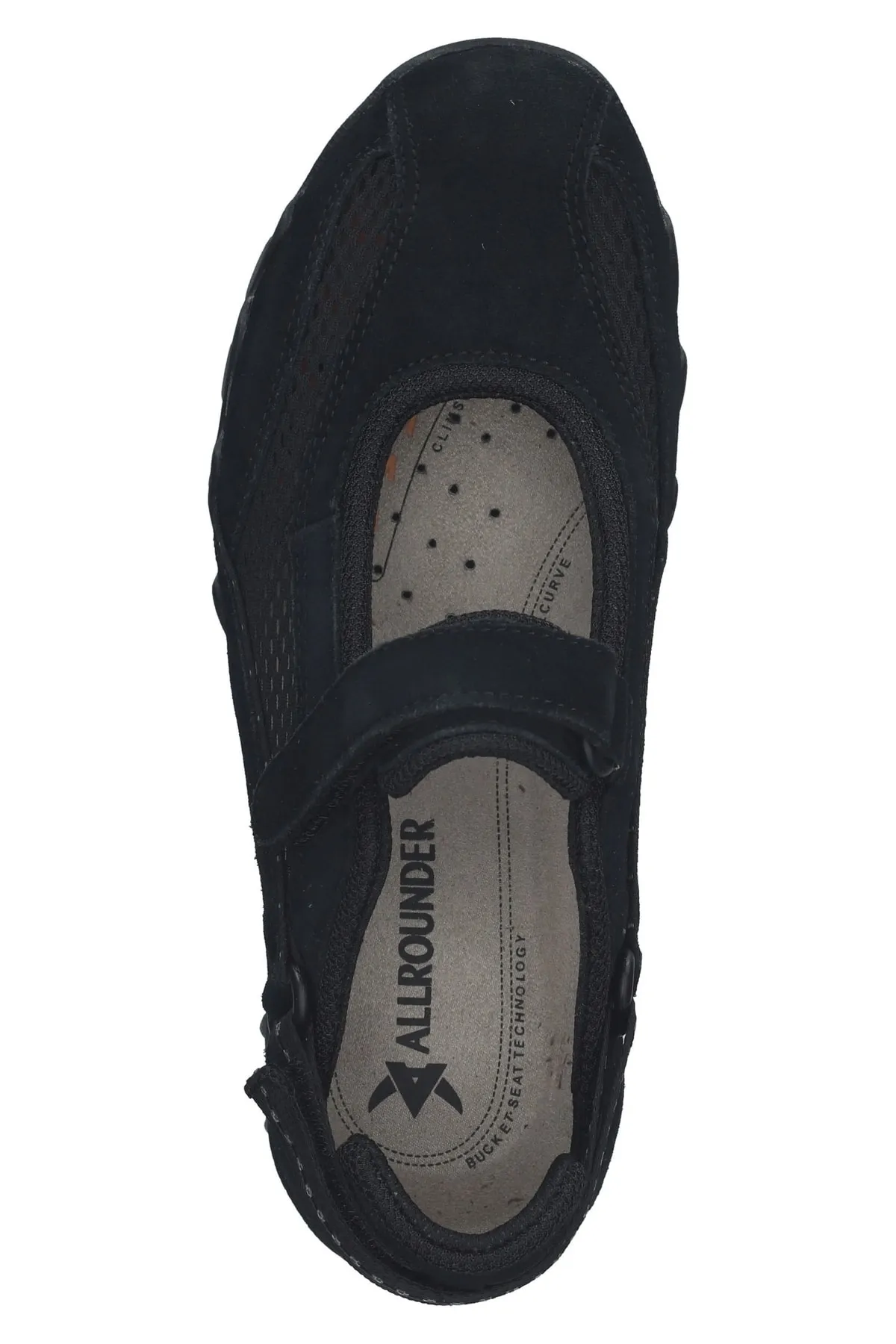 Allrounder  Flacher Schuh - Schwarz - Flacher Absatz