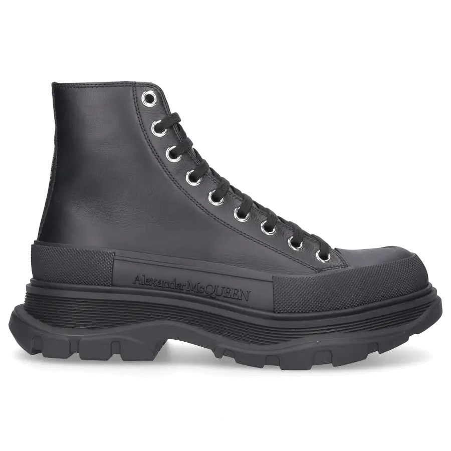 Alexander McQueen - Stiefel WHZ62 Kalbsleder - schwarz