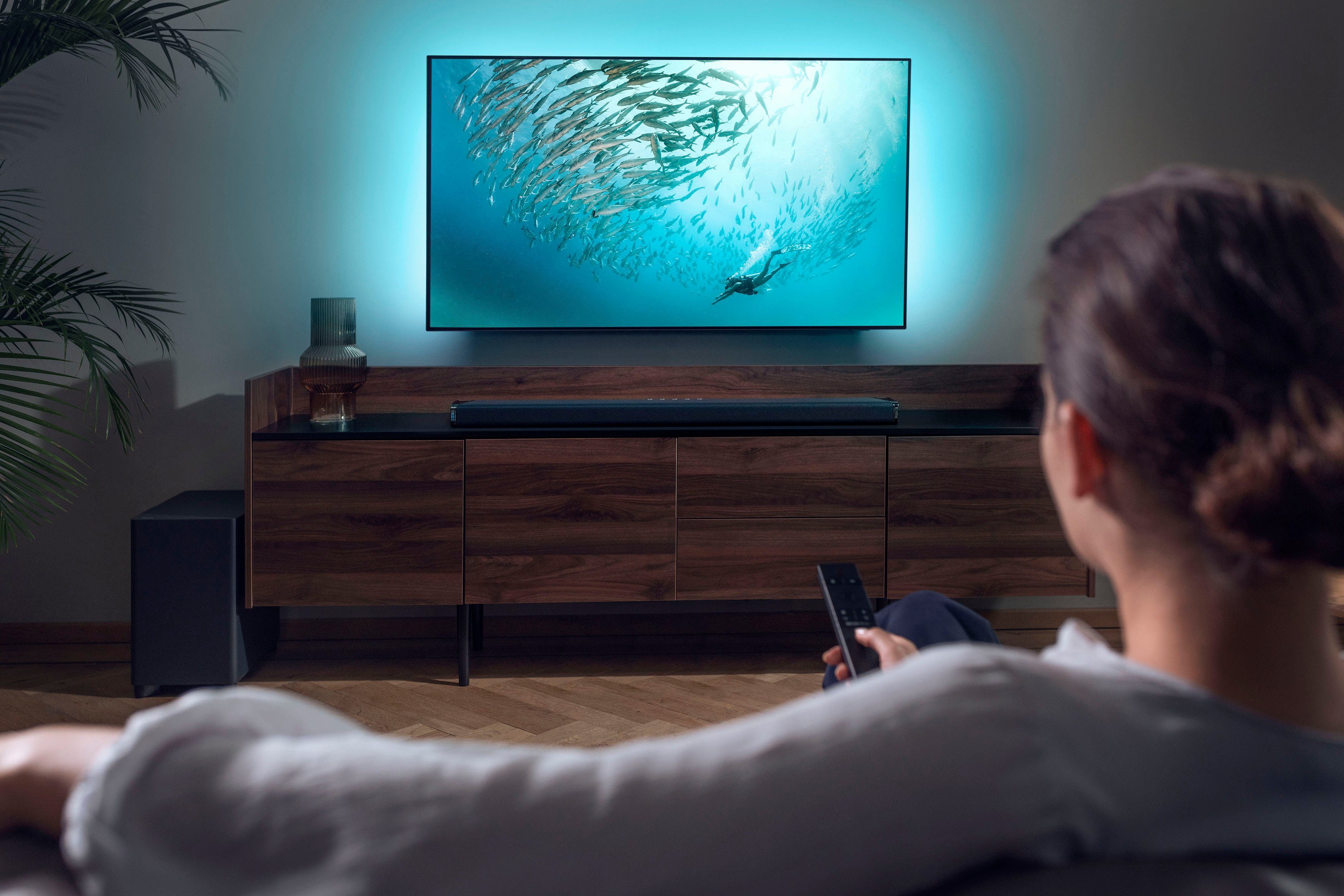 Philips Fidelio B95 5.1.2 Soundbar (Bluetooth, WLAN, 410 W)
