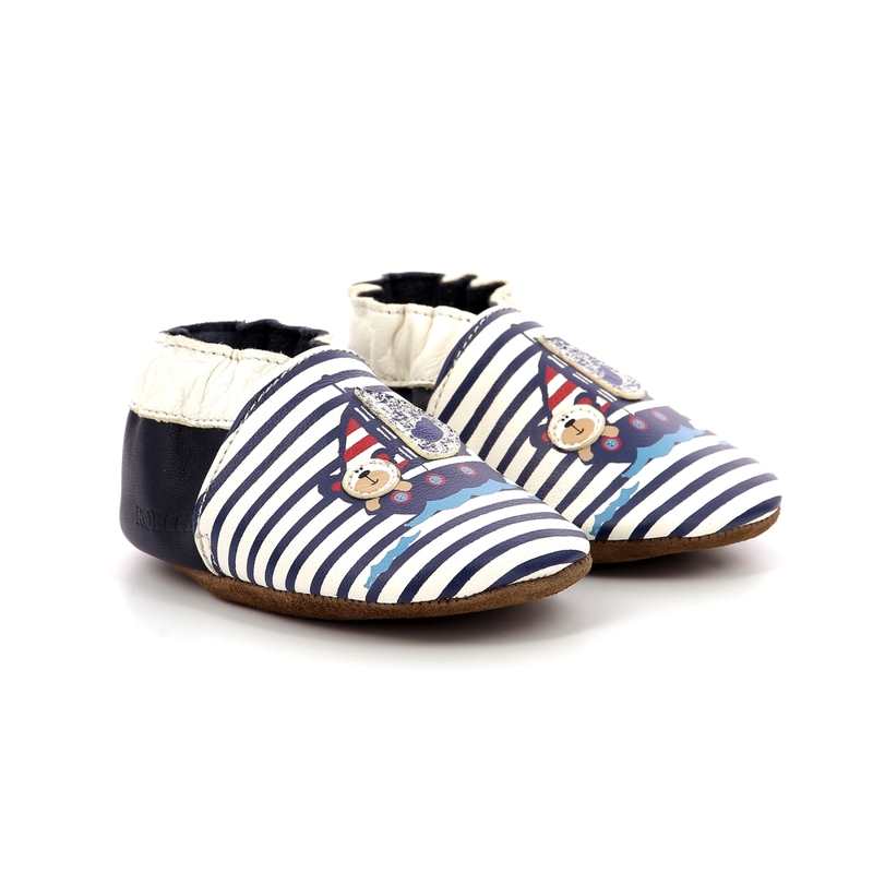 Chaussons cuir tannage vegetal Sailing The Sea