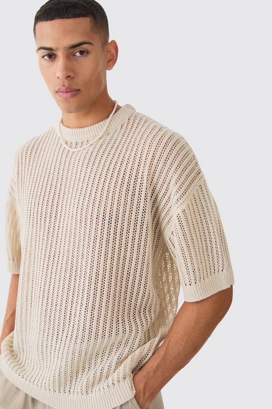 Oversize T-Shirt mit Naht-Detail