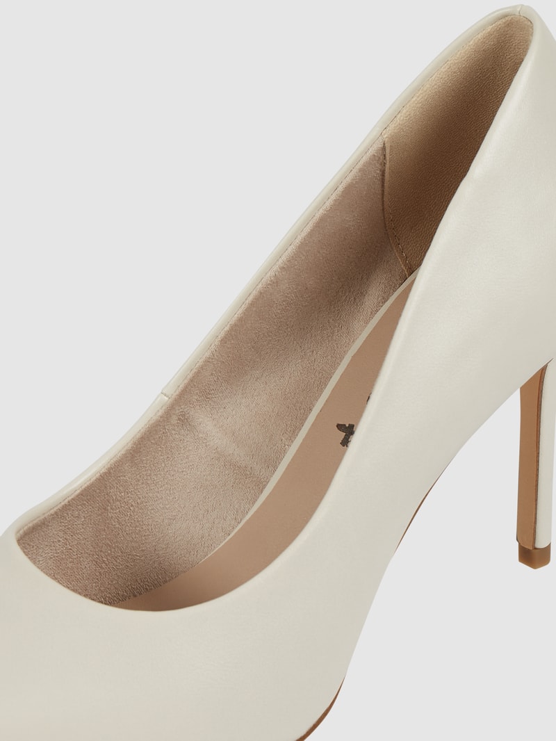 Pumps in Leder-Optik  in offwhite