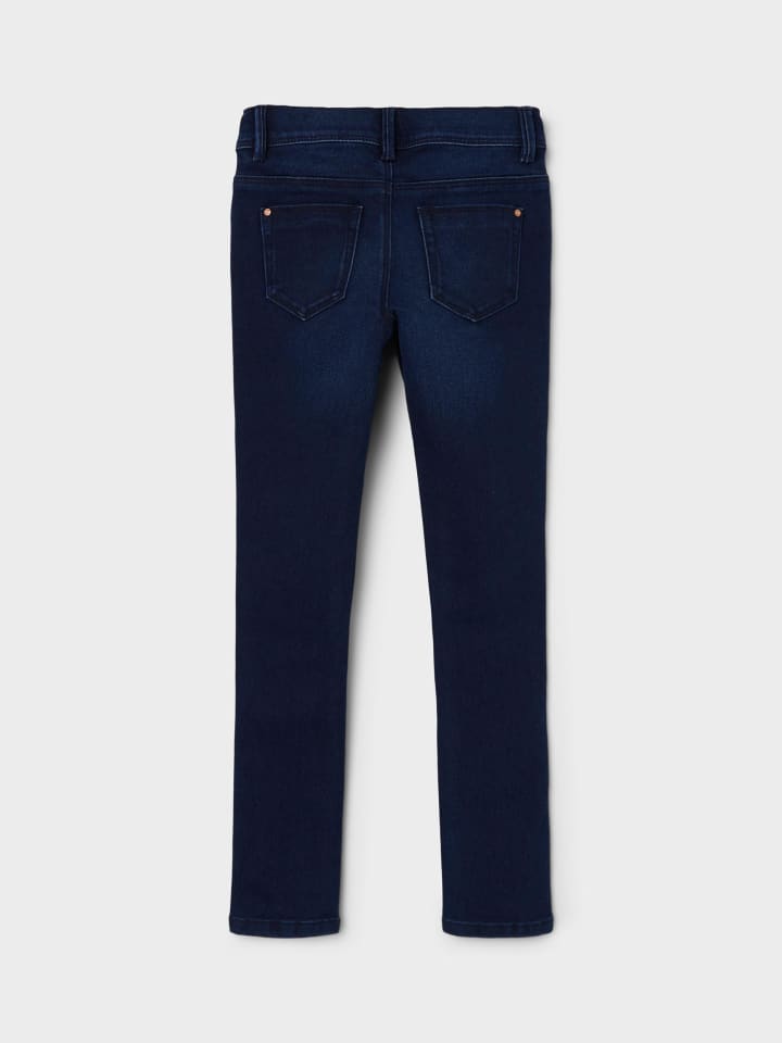 name it Jeanshose slim fit in dark blue denim günstig kaufen