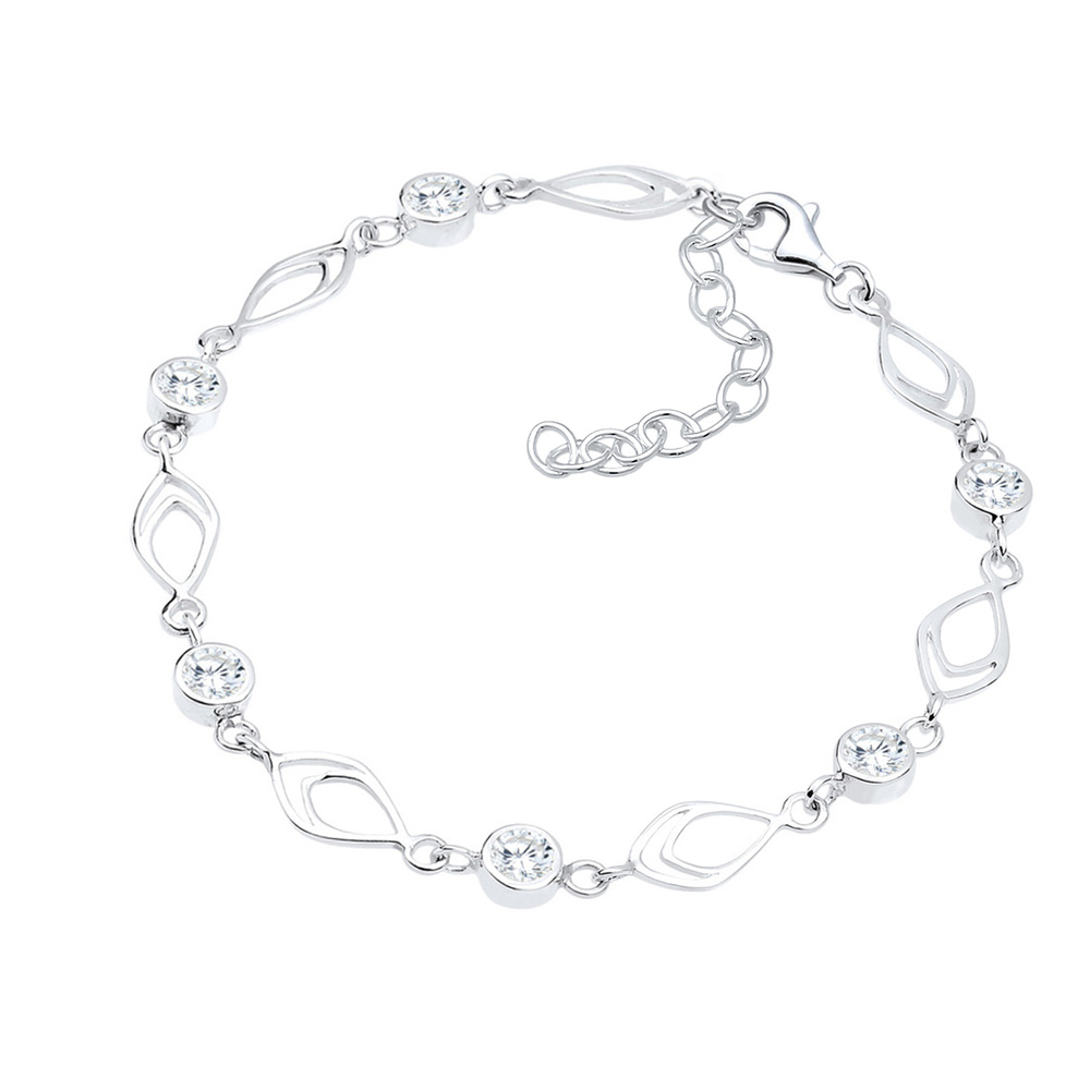 Elli Elli Bracelet Feder 925 Sterling Silber Bracelet