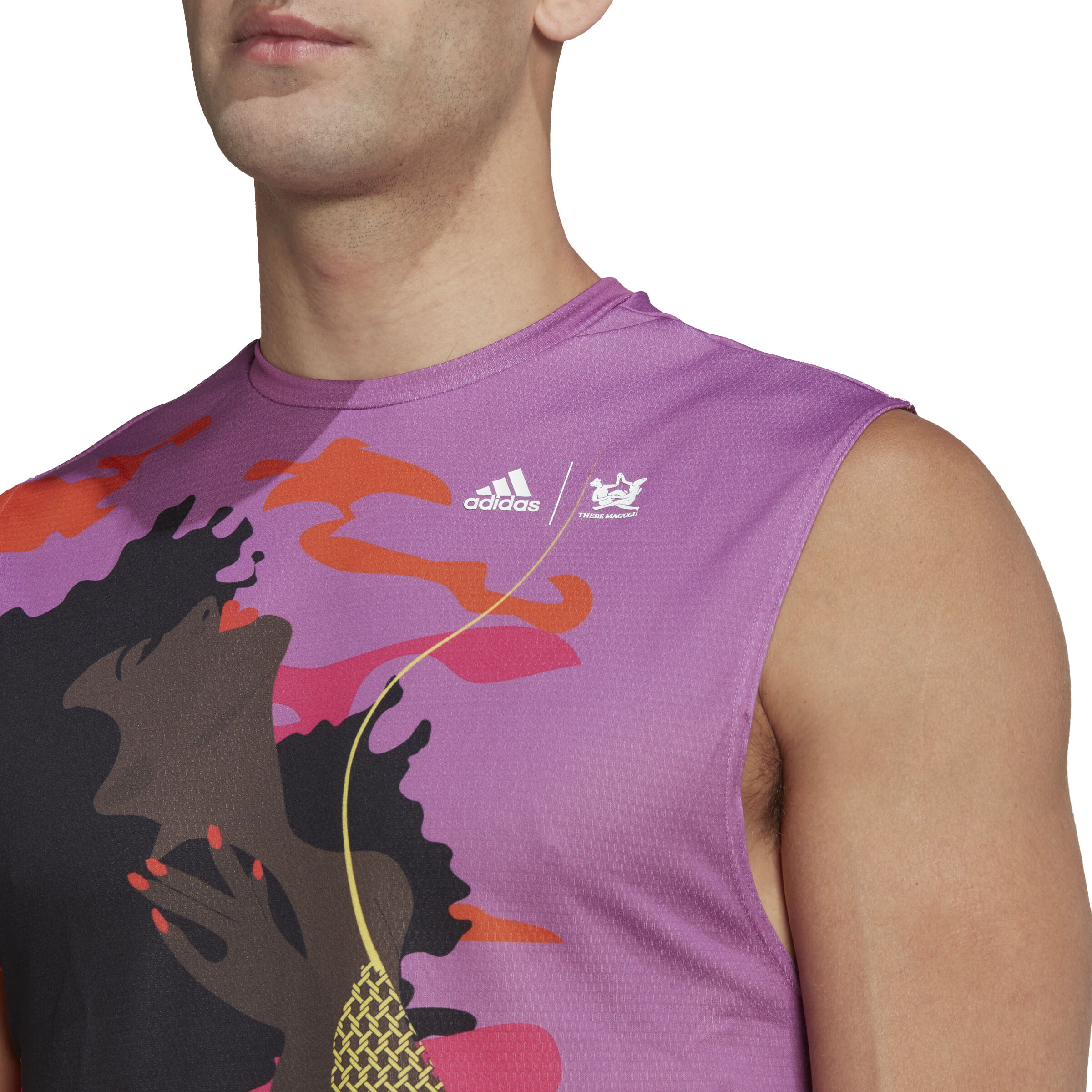 New York Unitefit SVL Tank-Top Herren - Lila, Mehrfarbig