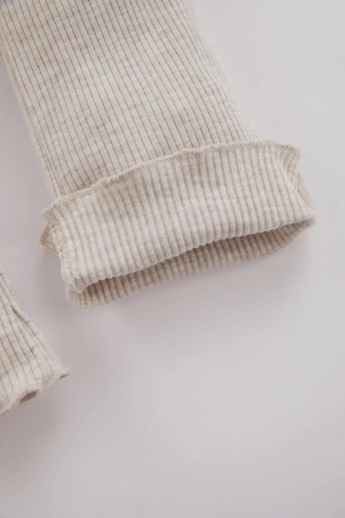 DeFacto  Gerippte Camisole-Strumpfhose mit ausgestelltem Bein für Babys und Mädchen