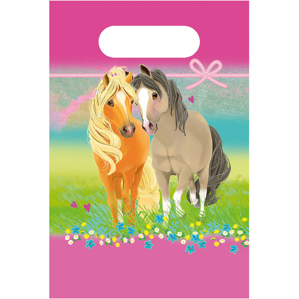 8 Pretty Pony Partytüten Papier 23,4 x 16,2 cm