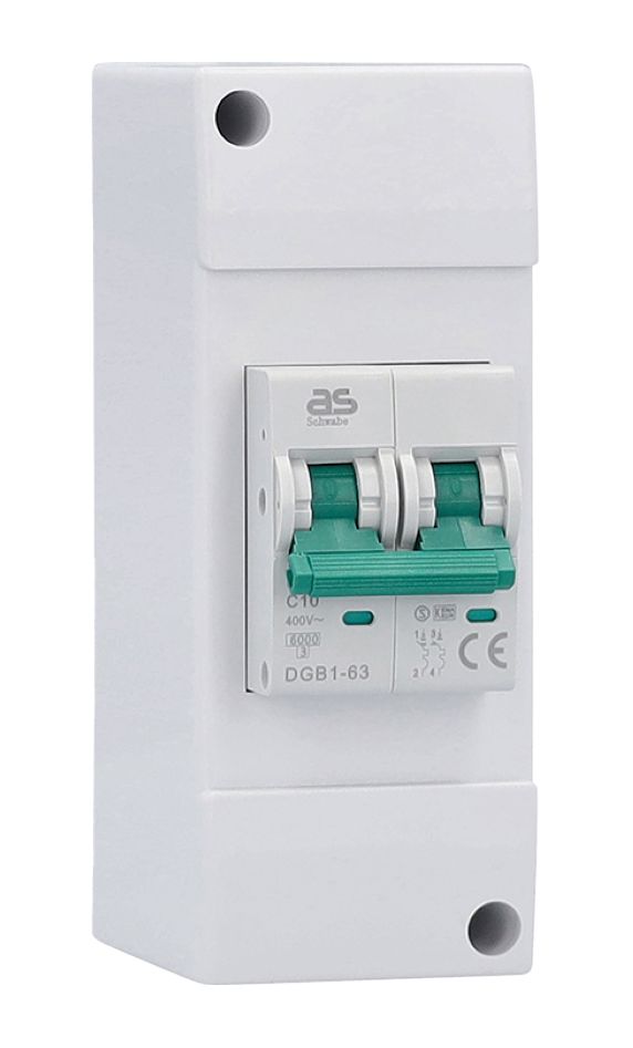Швабе 61564 камперски осигурач 230V 10A са LS C10 A 2-полни