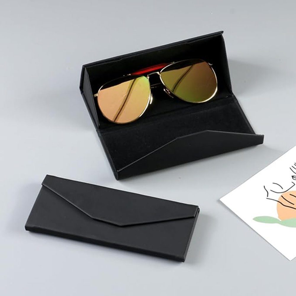 aikidio Brillenetui Triangle Black Folding Brillenetui