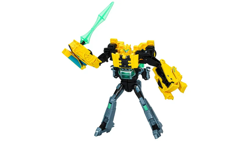 Hasbro - Transformers EarthSpark Cyber-Combiner Bumblebee und Mo Malto
