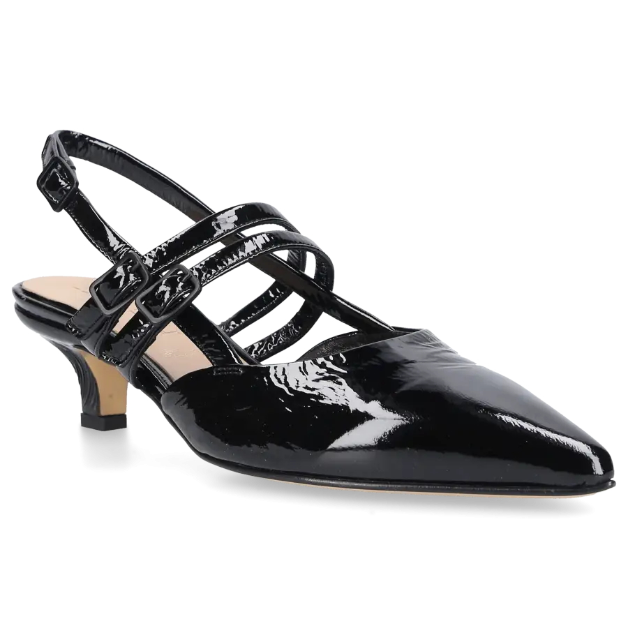 Pomme D`OR - Slingpumps 4952 Lackleder - schwarz