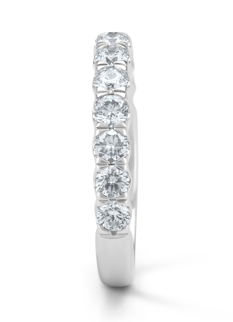 Anello Diamond Point in oro bianco, diamante da 1,00 ct, Galleria