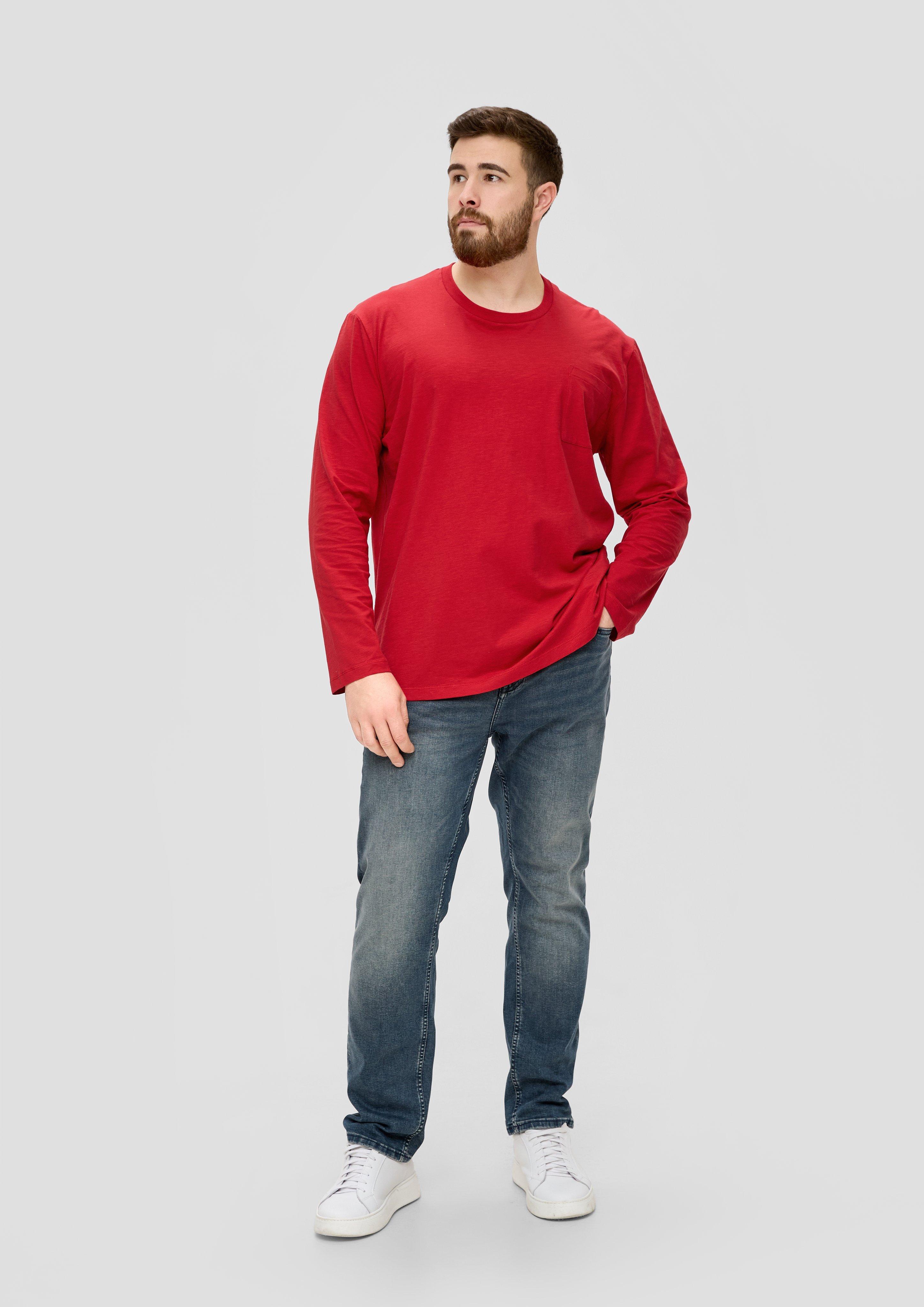 Longsleeve mit Flammgarnstruktur  2143247-3162