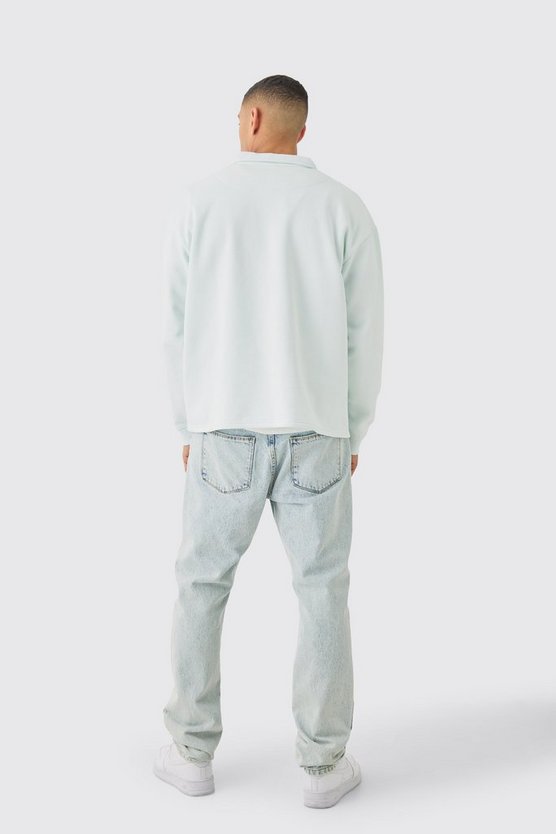 Oversize Rugby-Poloshirt