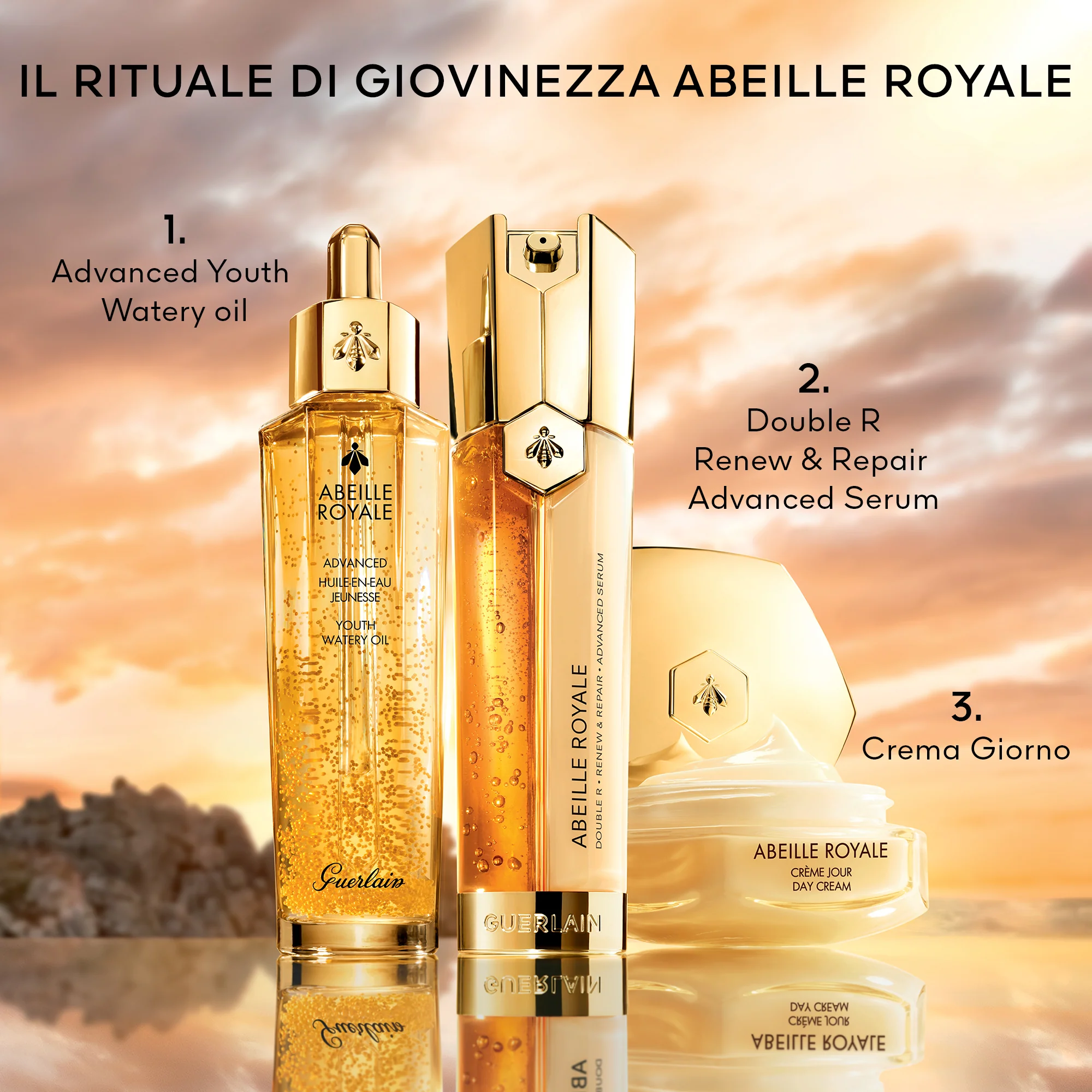 Abeille Royale Double R Renew & Repair Advanced Serum - Lifting Face Serum, Anti-Wrinkle Face Serum, Global Effect Face Serum