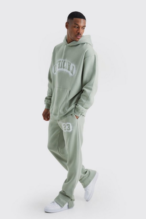 Oversize Official Trainingsanzug mit Print