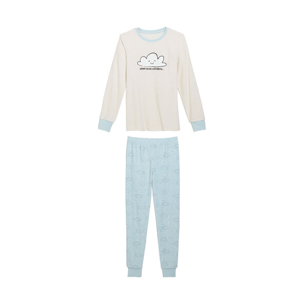 Frottee Pyjama, pink/weiß, 86/92, 2er Set