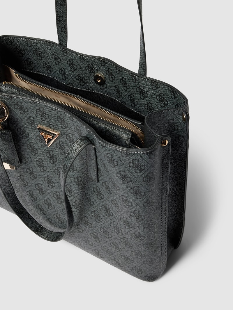 Shopper mit Label-Detail Modell 'MERIDIAN' in graphit