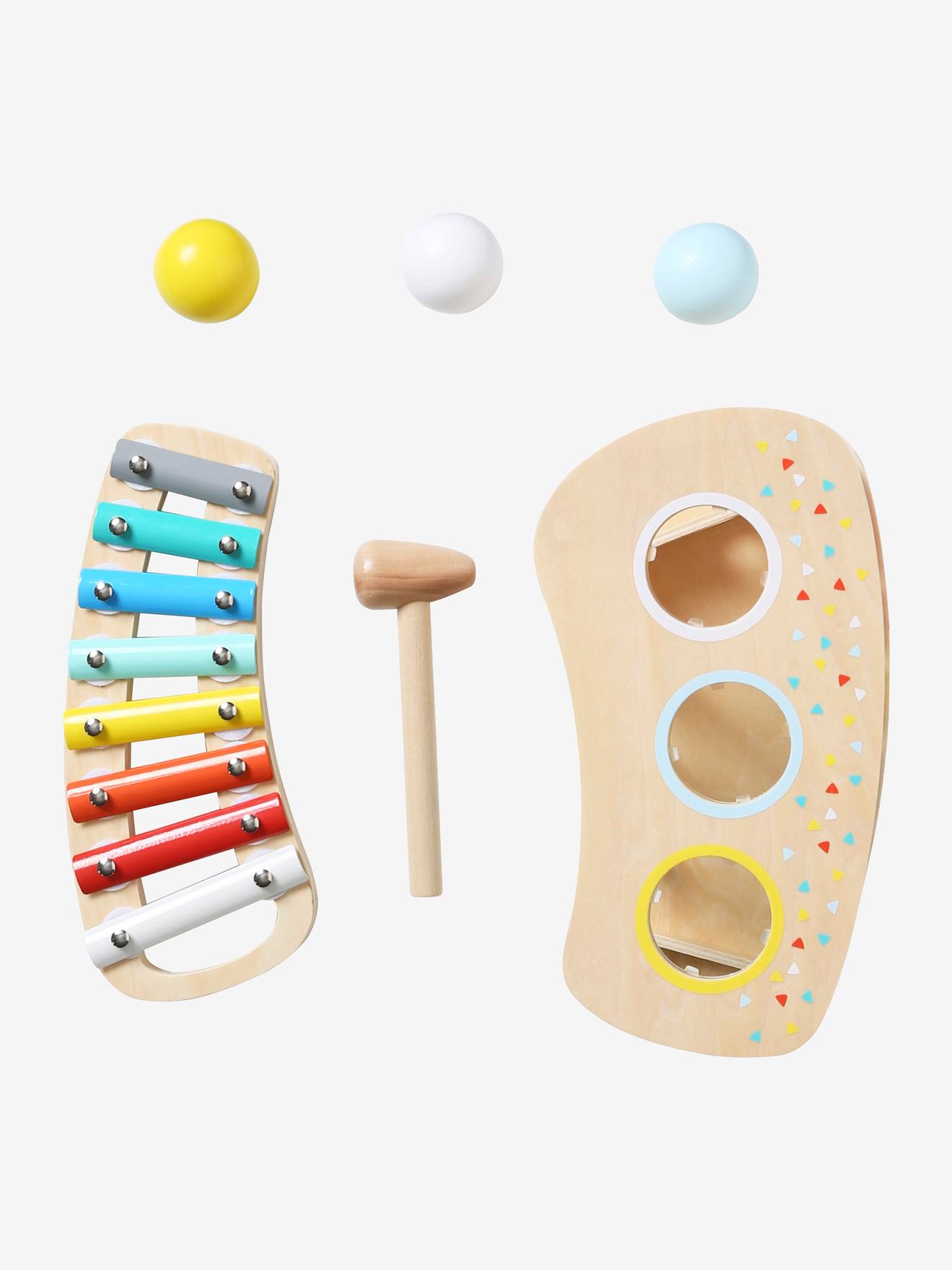 Vertbaudet Kinder Xylophon, Holz FSC - mehrfarbig