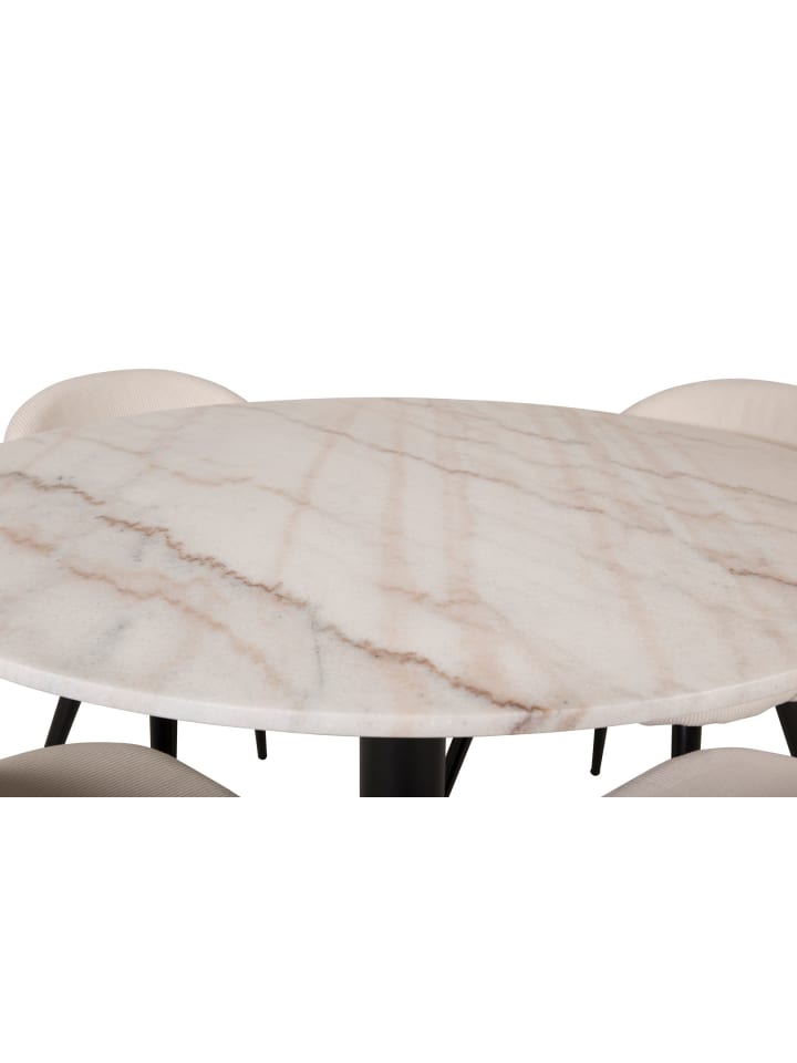 ebuy24 Essgruppe Estelle 78 (5-teilig) Beige 106 x 106 cm günstig kaufen onesize