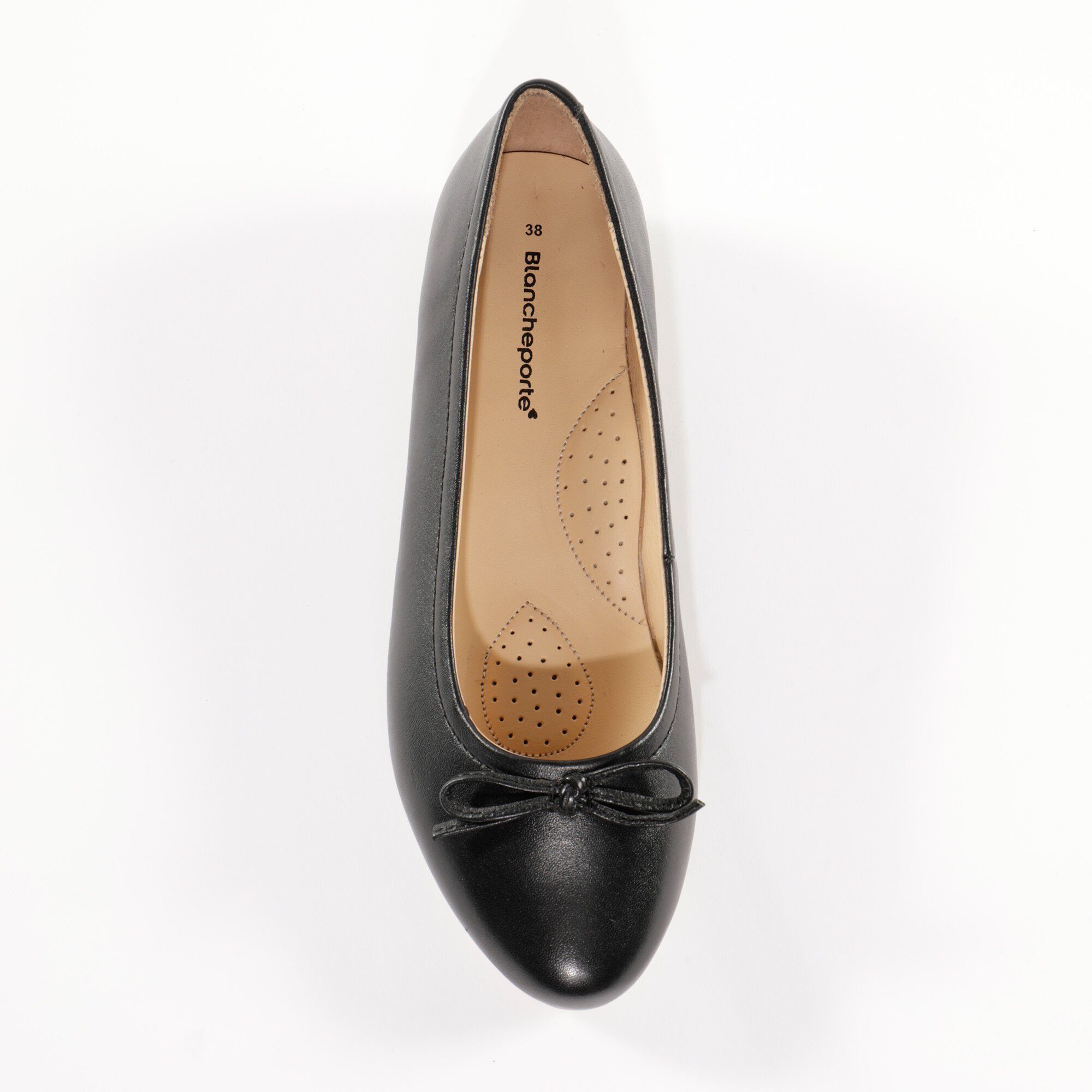 Ballerines plates confort tout cuir
