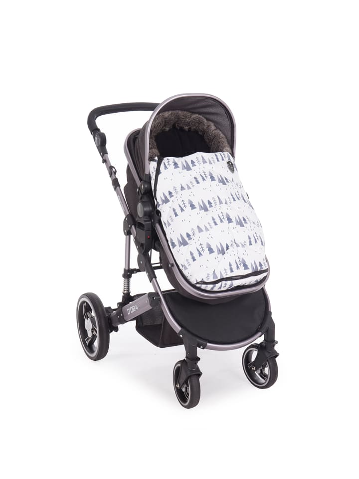 Kikkaboo Fußsack Shiny Nylon Kinderwagen in weiß günstig kaufen onesize