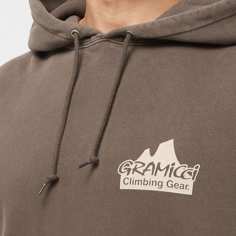 Gramicci Climbing Gear Hooded Sweatshirt brown pigment
