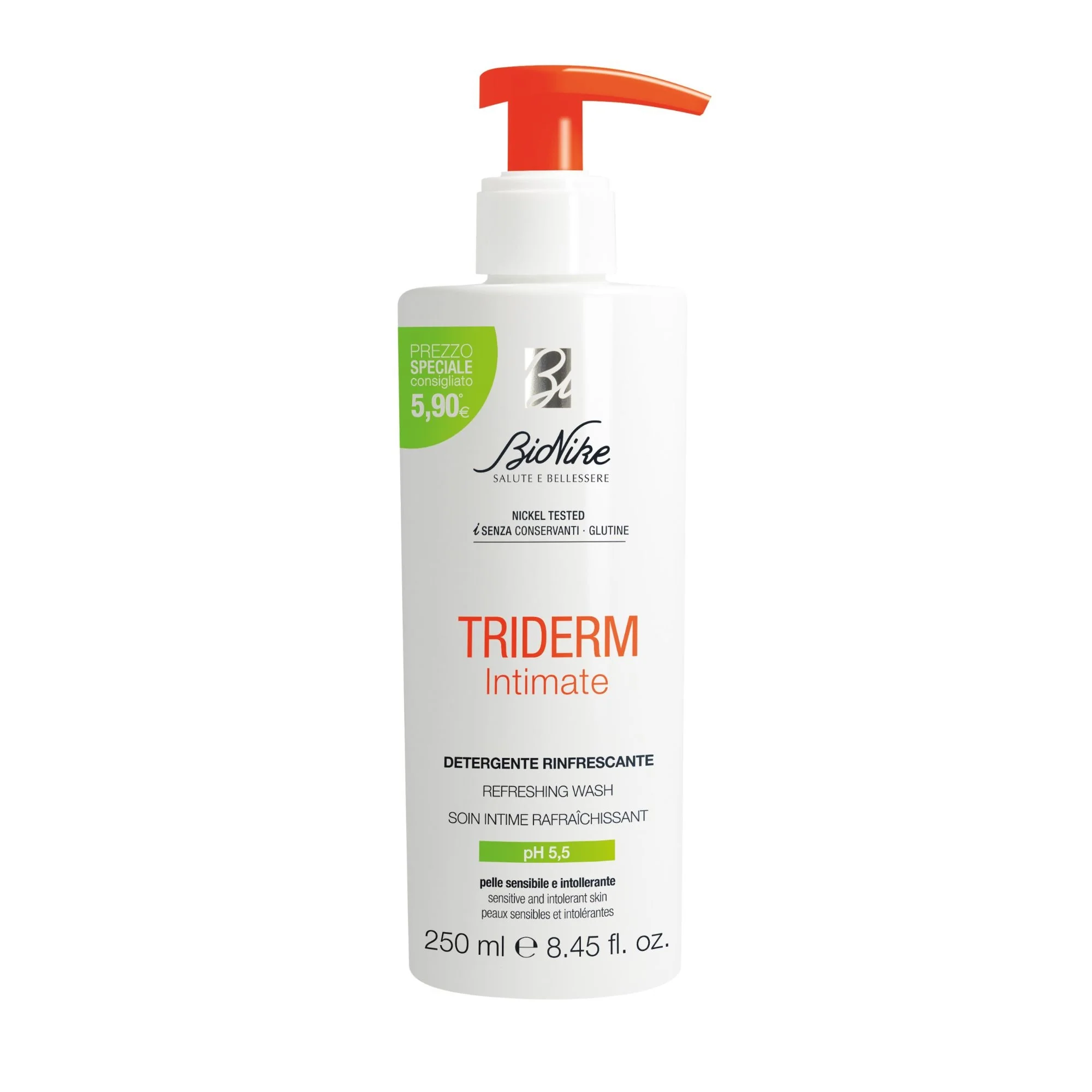 Triderm Intim Frissítő Tisztító pH 5.5 - Intim Higiénia, Intim Tisztítók