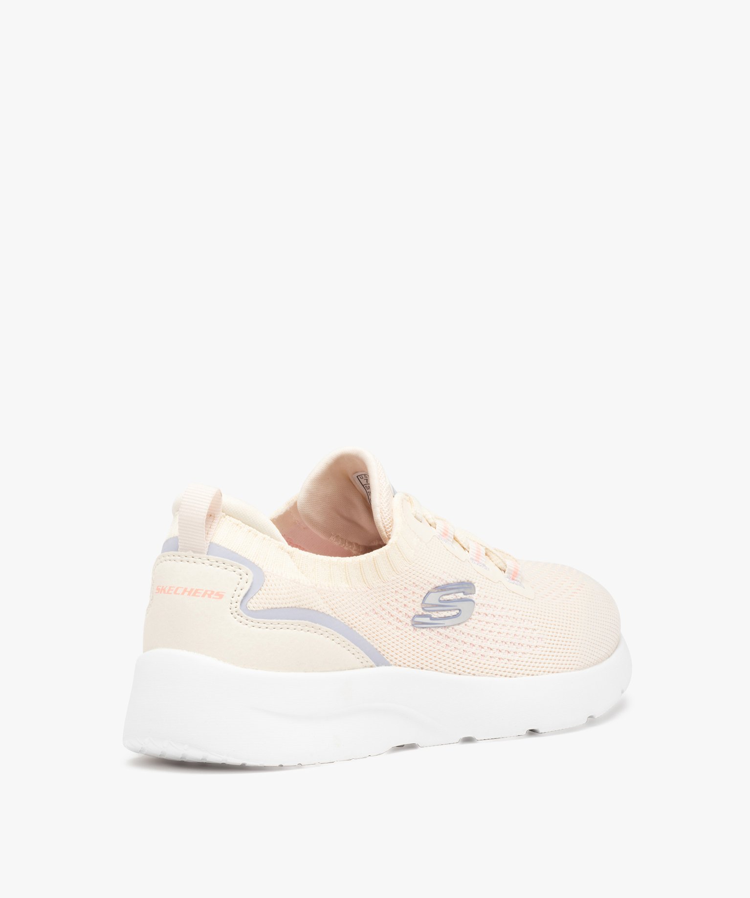 Baskets femme unies légères à lacets - Skechers beige | GEMO