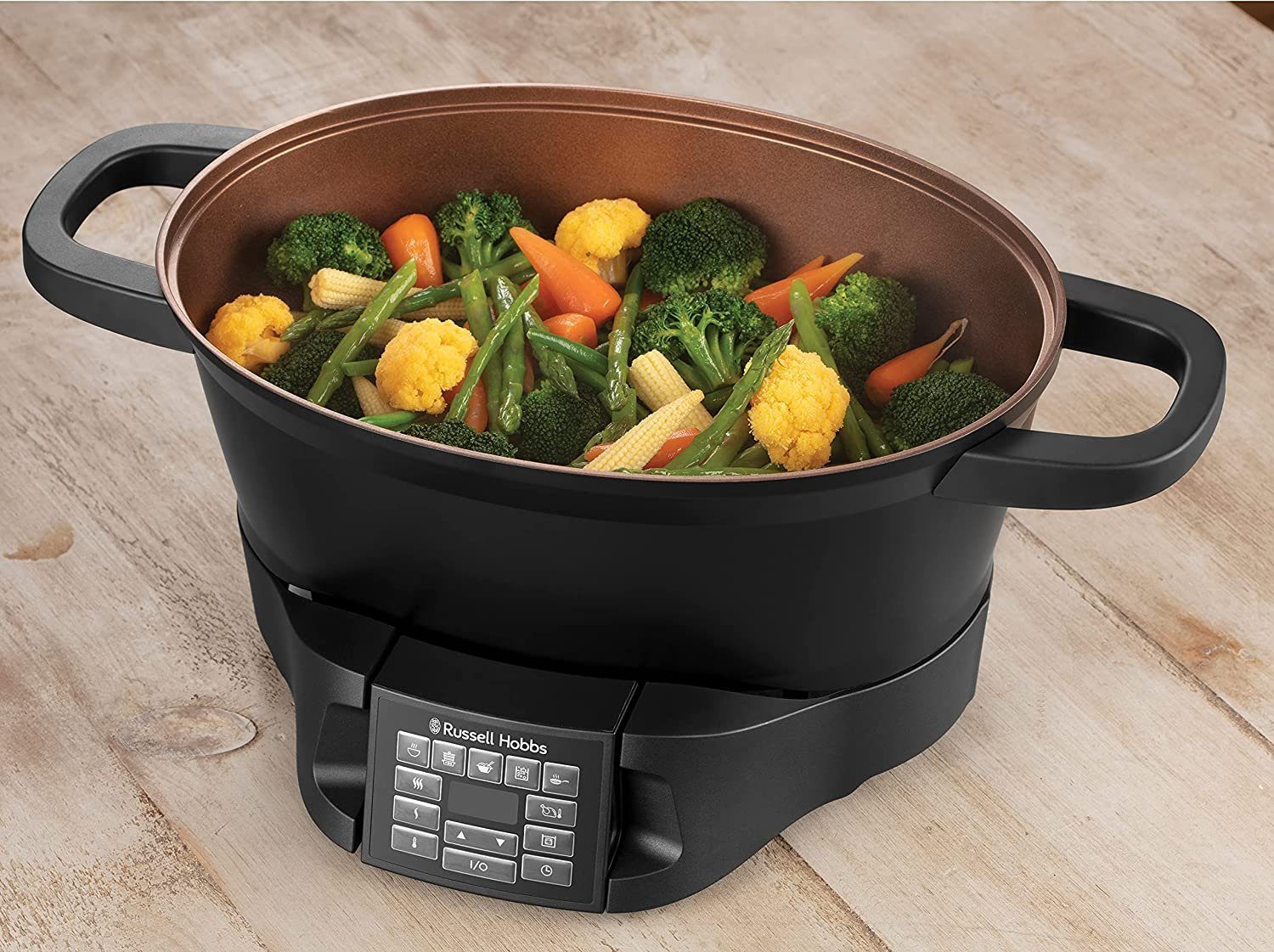 RUSSELL HOBBS Multikocher 8 Funktionen Schongarer Reiskocher Sous Vide 28270-56, 750 W