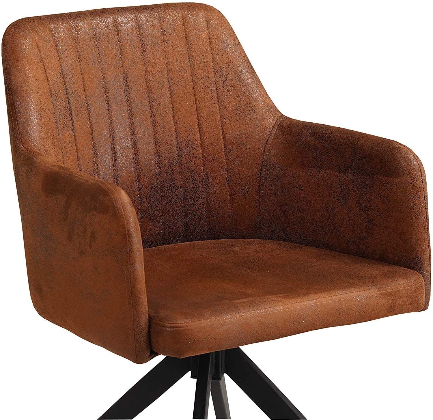 SAM® Essgruppe Isabell, Akazienholz, Baumkante massiv, Metallgestell und 6 Stühle