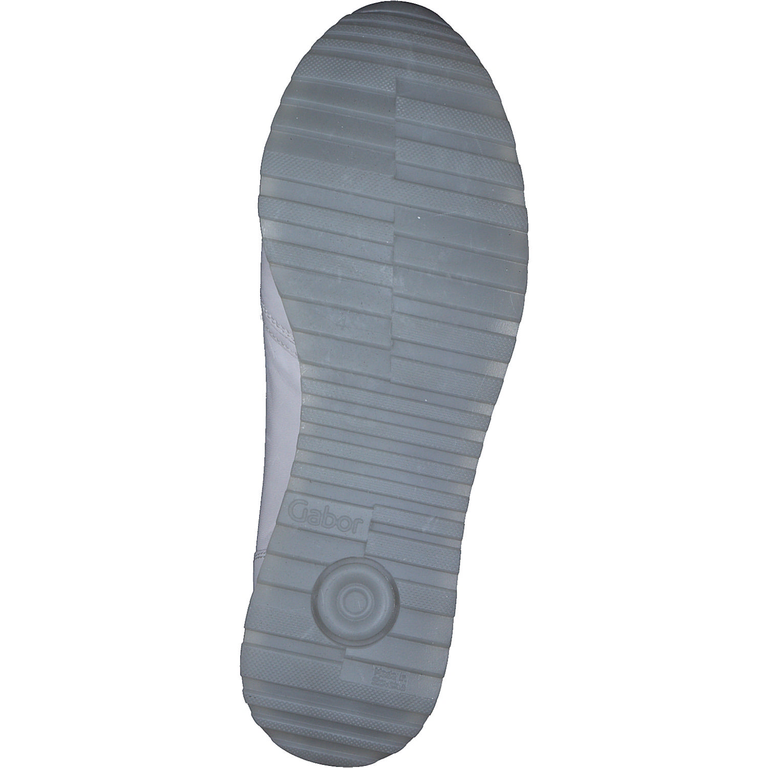 Gabor 26.528, Sneakers Low, Damen, weiss/silber (perf)