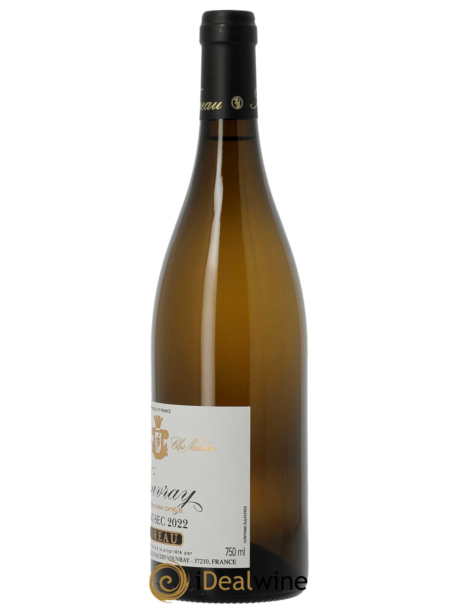 Vouvray Demi-Sec Clos Naudin - Philippe Foreau  2022 - Lot de 1 Bouteille