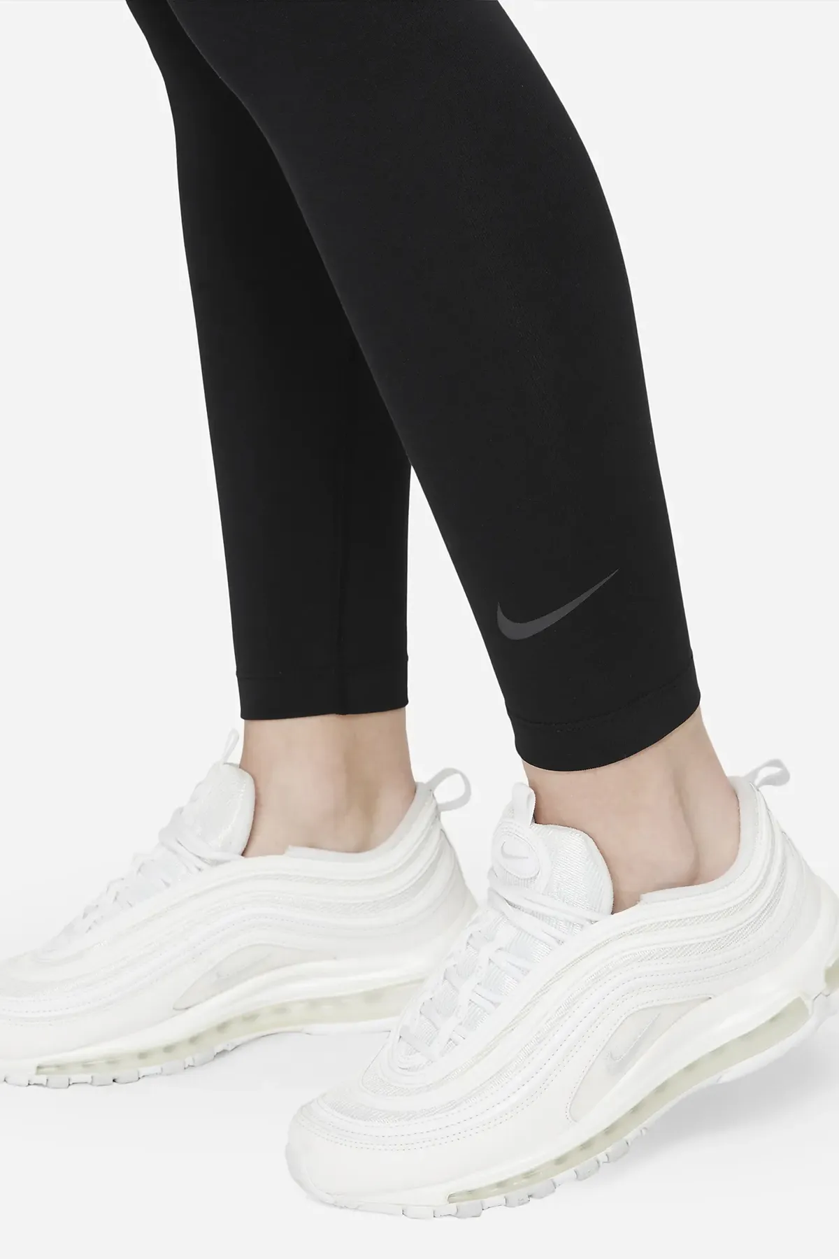 Nike  Leggings - Schwarz - Mittlerer Bund