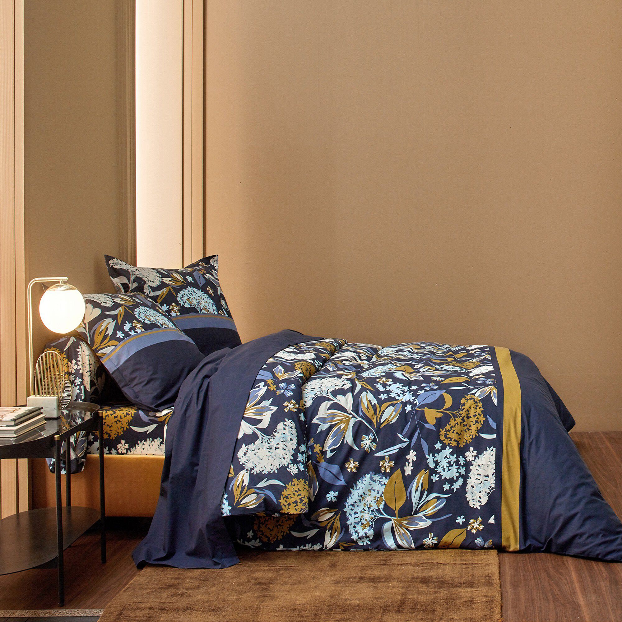 Linge de lit Hortense en coton imprimé fleuri