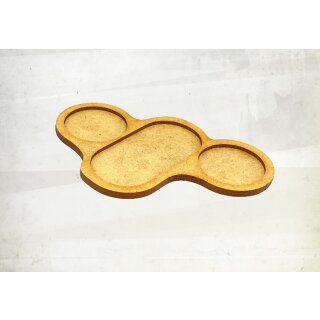 HMG/Mortar Team Tray (for three models and weapon) (4)