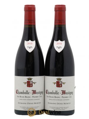 Chambolle-Musigny 1er Cru Aux Beaux Bruns Denis Mortet (Domaine)  2018 - Lot de 2 Bouteilles