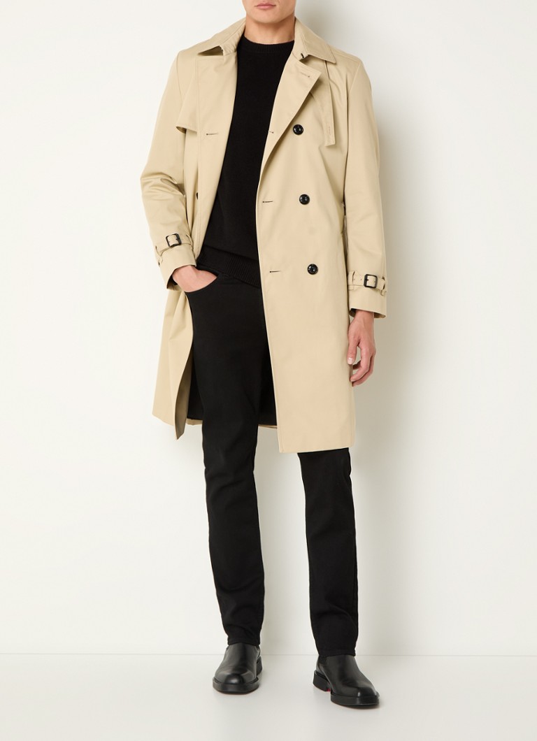 Trench doppiopetto HUGO BOSS Maluks con cintura