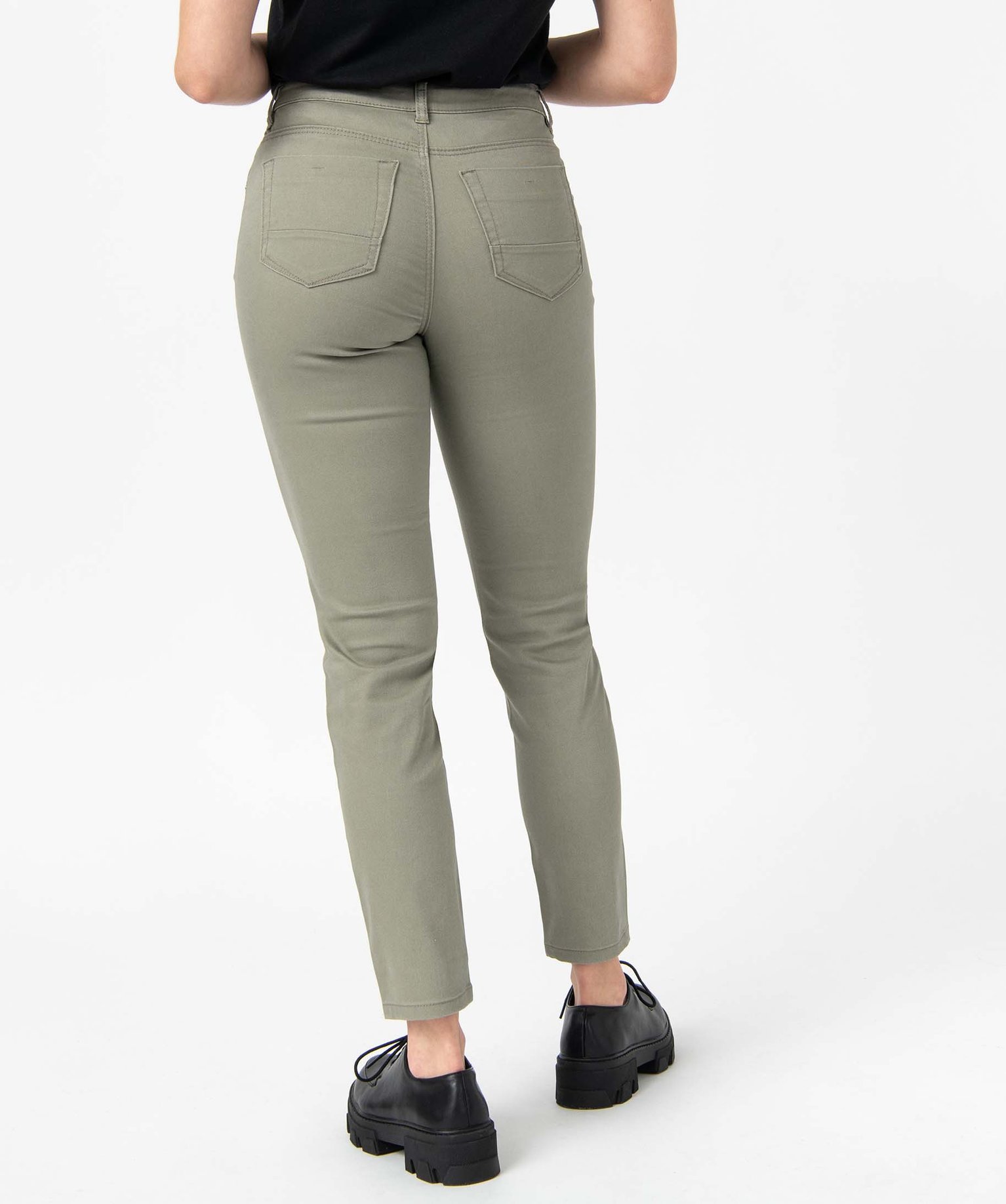 Pantalon femme coupe Slim - L26 kaki | GEMO