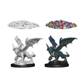 Blue Dragon Wyrmling: D&D Nolzurs Marvelous Miniatures
