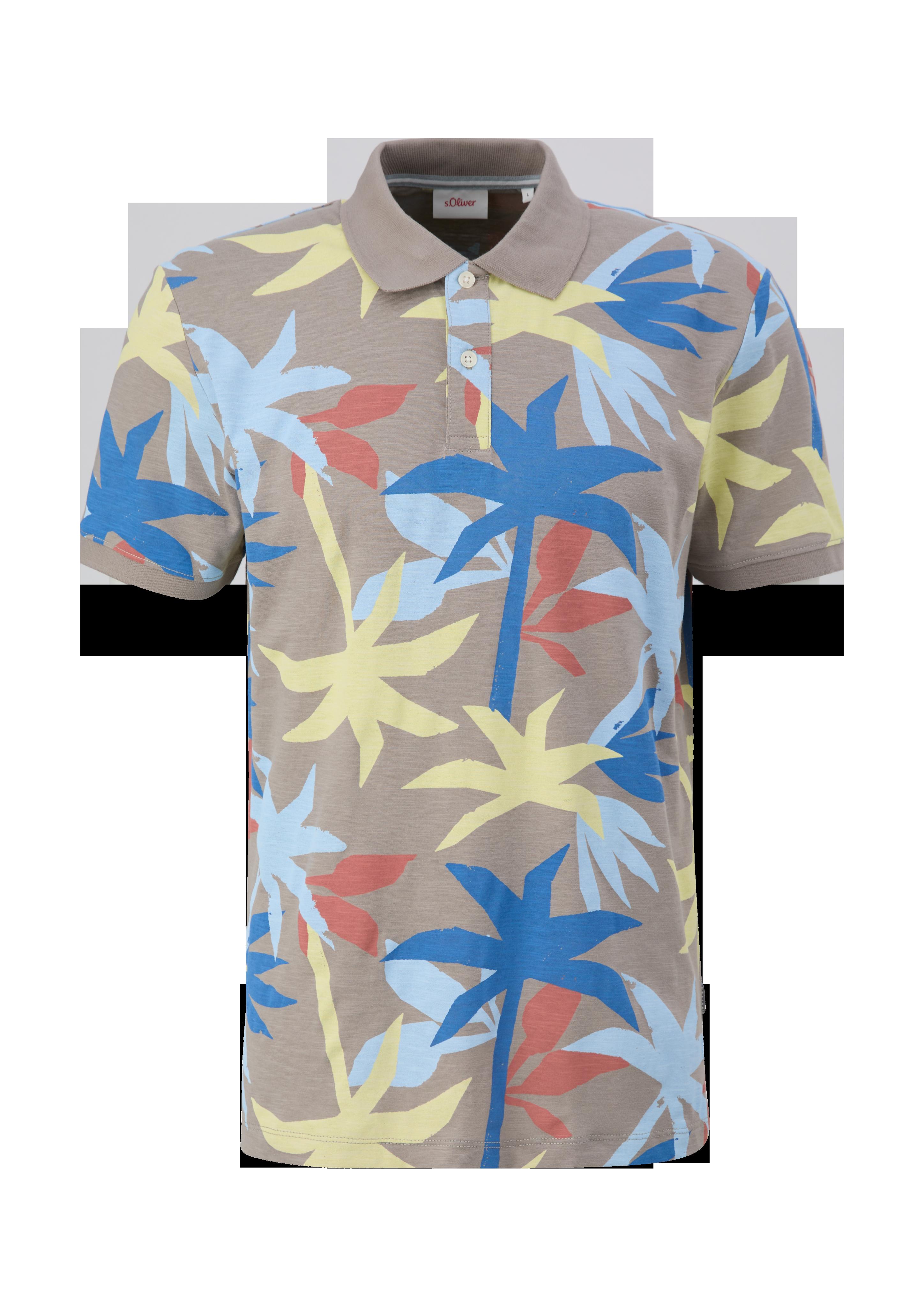 Poloshirt mit Allover-Print  2131471-81A2