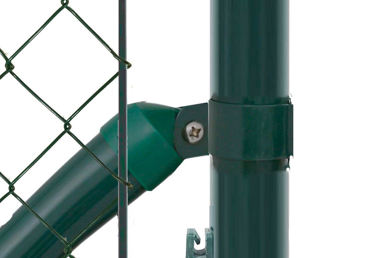 Powertec Garden Maschendrahtzaun Komplett-Set Lx15m Hx125cm