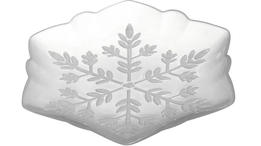 LEONARDO Teller Neve Flocke 25,6cm satiniert