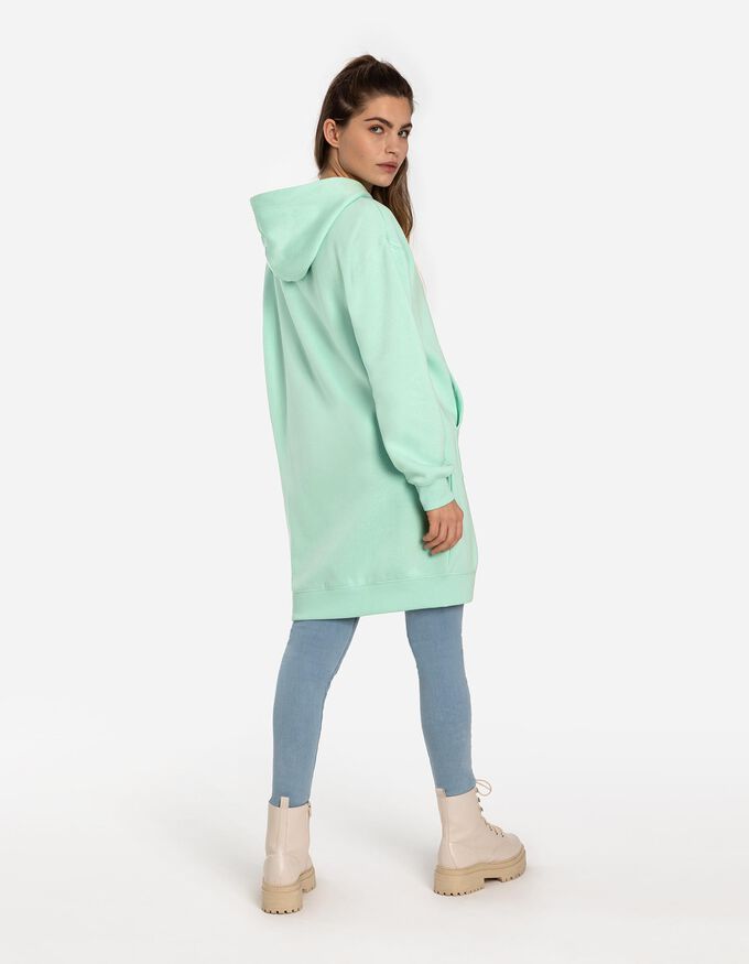 Kleid - Kapuze mit Tunnelzug