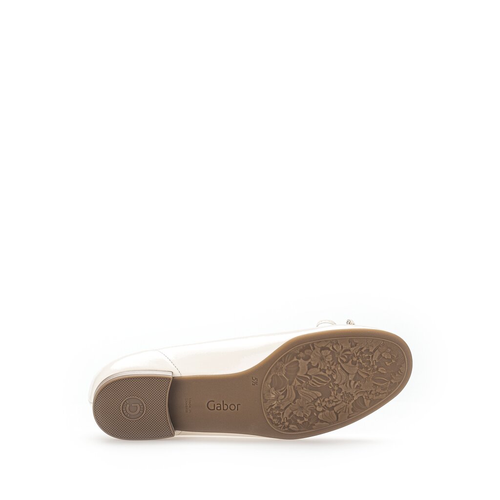 Gabor comfort Eleganter Ballerina beige